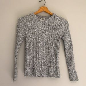 L.L. Bean Women’s Fisherman Sweater SZ M Gray